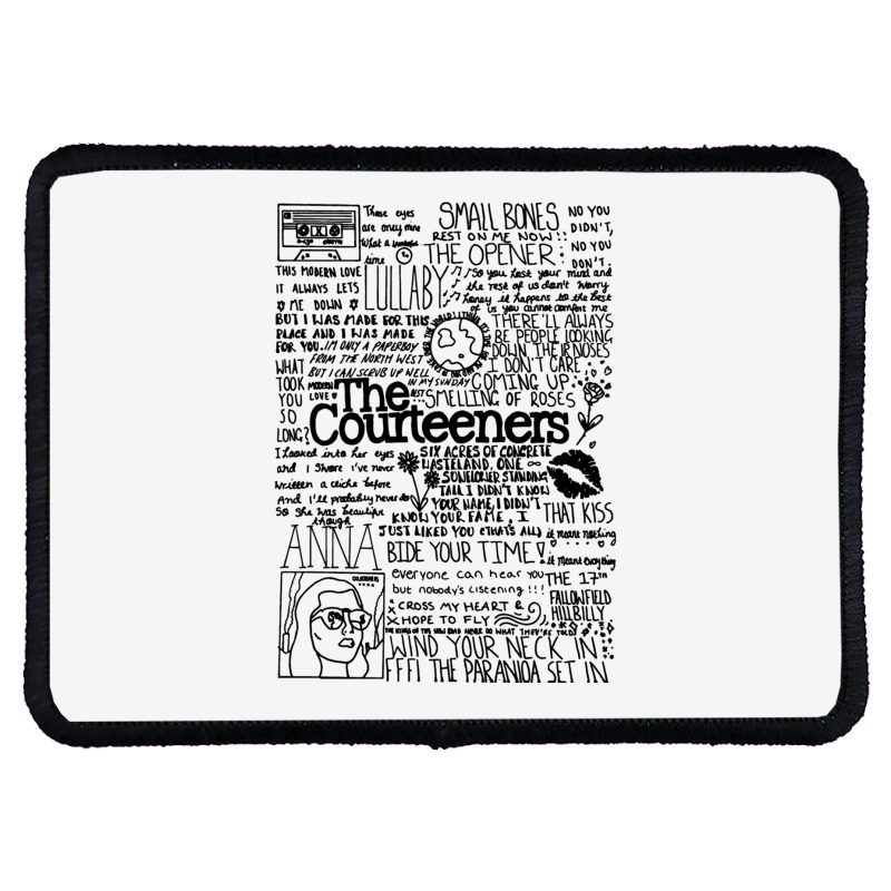 Courteeners, Courteeners , Courteeners Sweatshirt, Courteeners Hoodie, Rectangle Patch | Artistshot