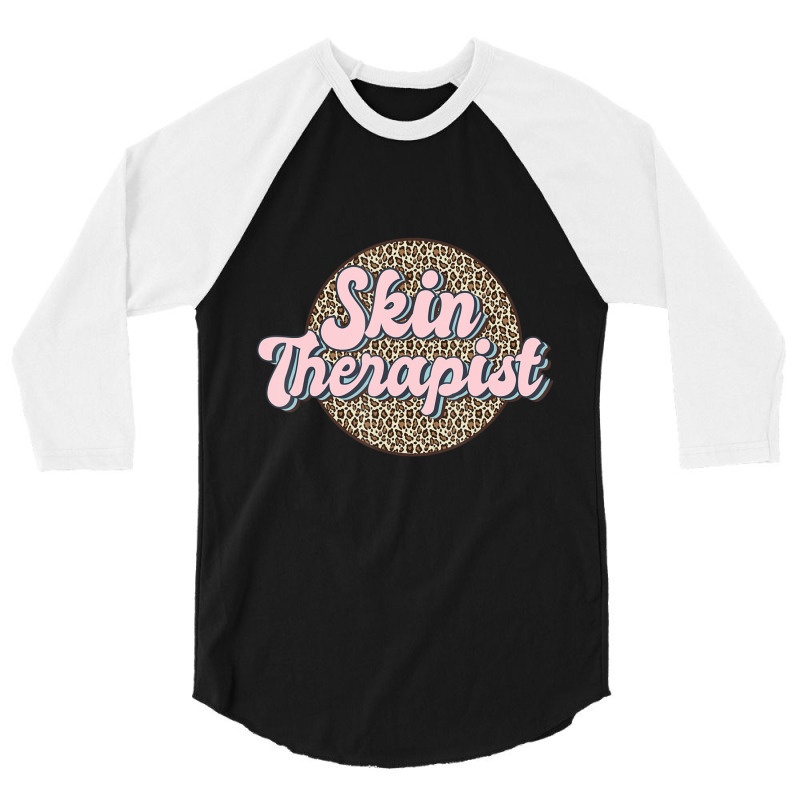 Skin Therapist Esthetician Leopard Skincare 3/4 Sleeve Shirt | Artistshot