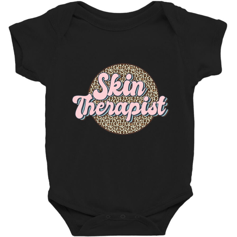 Skin Therapist Esthetician Leopard Skincare Baby Bodysuit | Artistshot