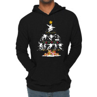 Skating Christmas Cool Skateing Christmas Tree Skater Lover Xmas Costu Lightweight Hoodie | Artistshot