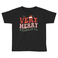 Merry Principal Christmas School Principal Xmas Party T Shirt Toddler T-shirt | Artistshot