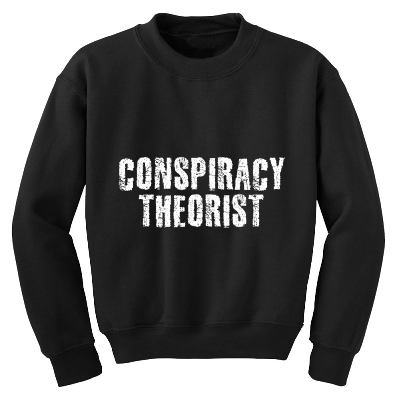 Conspiracy Theoris Government Theory Youth Sweatshirt by cm-arts | Artistshot