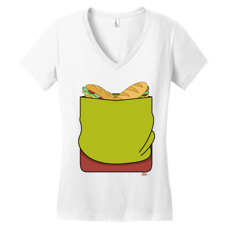 Zoinks! Pocket Women's V-Neck T-Shirt by BOBBYDAVIS | Artistshot