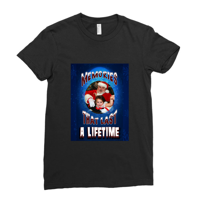 Memories That Last A Lifetime V2 - The War On Christmas Ladies Fitted T-Shirt by AlmaWilliams | Artistshot