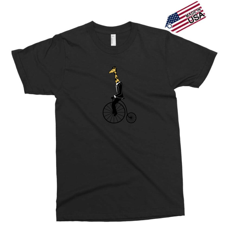 Penny-farthing Giraffe Exclusive T-shirt | Artistshot