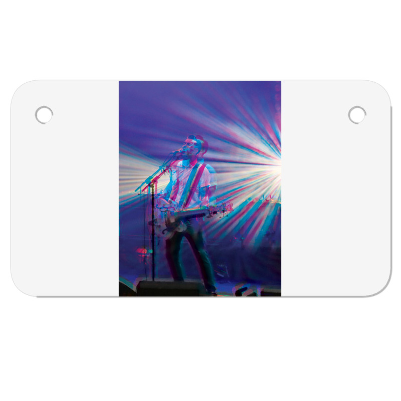 Liam Fray, Courteeners 3d Style Motorcycle License Plate | Artistshot