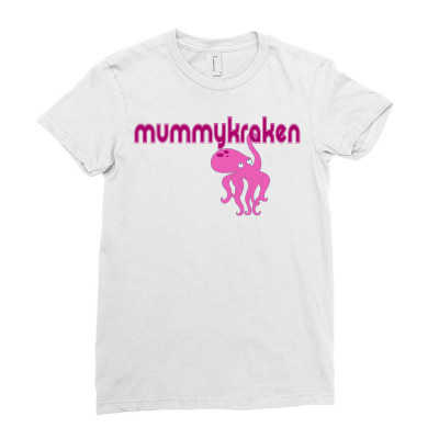Mummy Kraken Ladies Fitted T-shirt Designed By Coolstars