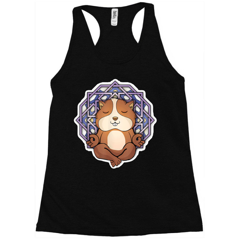 Guinea Pig Meditating Women Meditation Relaxation Yoga Racerback Tank by kevinnichols | Artistshot