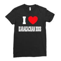 I Love Karakachan Dogs Ladies Fitted T-shirt | Artistshot