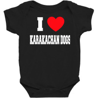 I Love Karakachan Dogs Baby Bodysuit | Artistshot