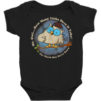 Funny How Many Licks Does It Take T Shirt Baby Bodysuit | Artistshot