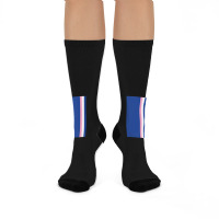 Alpine Racing Stripes - 2022 Season Crew Socks | Artistshot