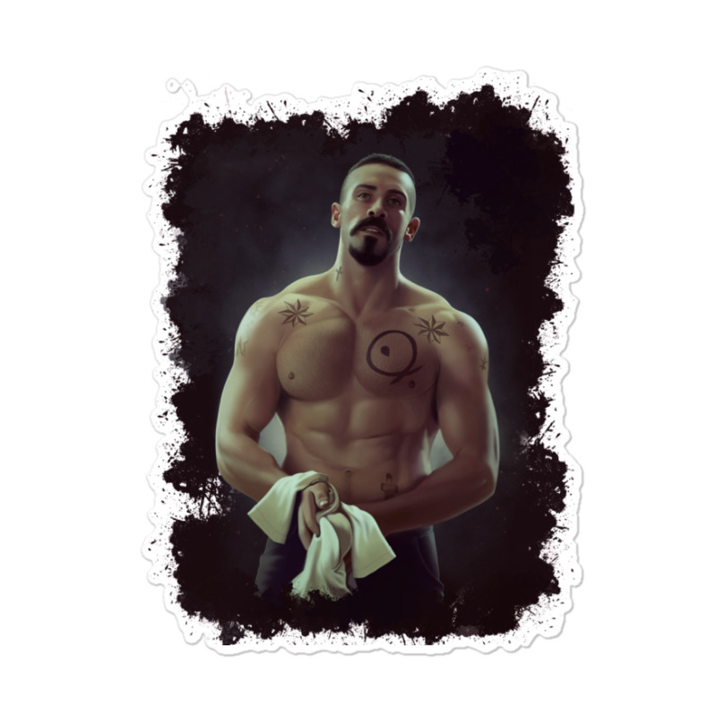 Boyka Undisputed Topless Sticker | Artistshot