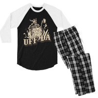 Scandinavian Uff Da Popular Nordic Quotes And Sayings Men's 3/4 Sleeve Pajama Set | Artistshot