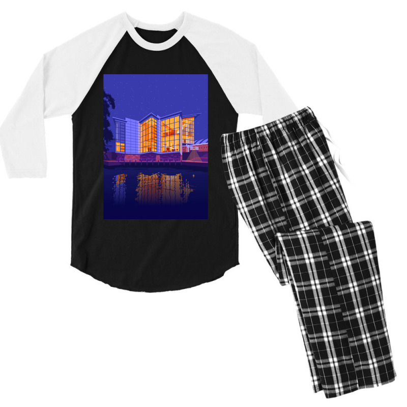 Bridgewater Hall, Manchester Men's 3/4 Sleeve Pajama Set | Artistshot