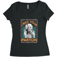 I Beg Your Pardon T-shirt Women's Triblend Scoop T-shirt | Artistshot