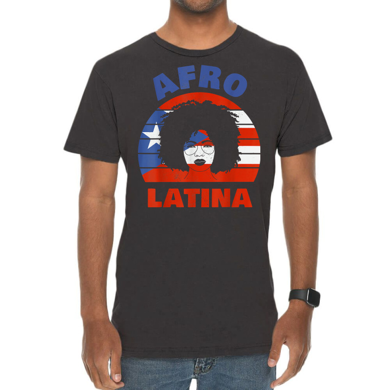 Puerto Rica Afro Latina Women National Hispanic Month Latinx T Shirt Vintage T-Shirt by cm-arts | Artistshot