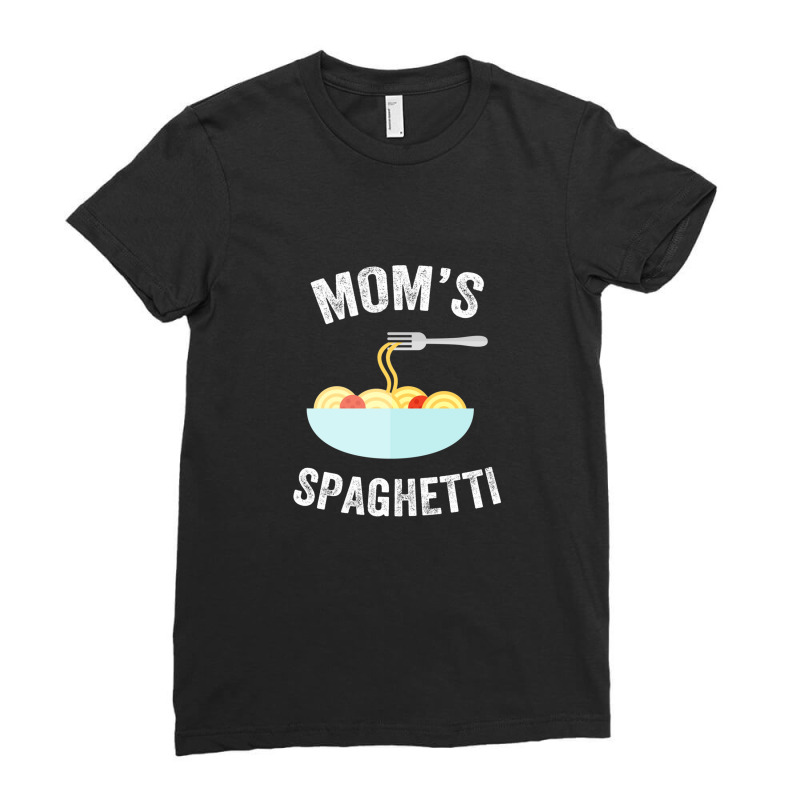 Mom's Spaghetti - Italian Mom Ladies Fitted T-Shirt by AlmaWilliams | Artistshot