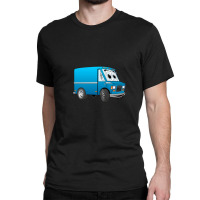 Blue Mini Van Cartoon Classic T-shirt | Artistshot