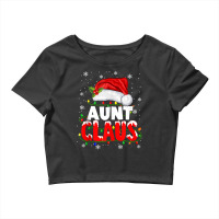 Aunt Claus Christmas 2022 Family Matching Pajama Xmas Light Tank Top Crop Top | Artistshot