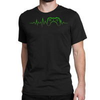 Gamer Heartbeat Video Game Lover S Classic T-shirt | Artistshot