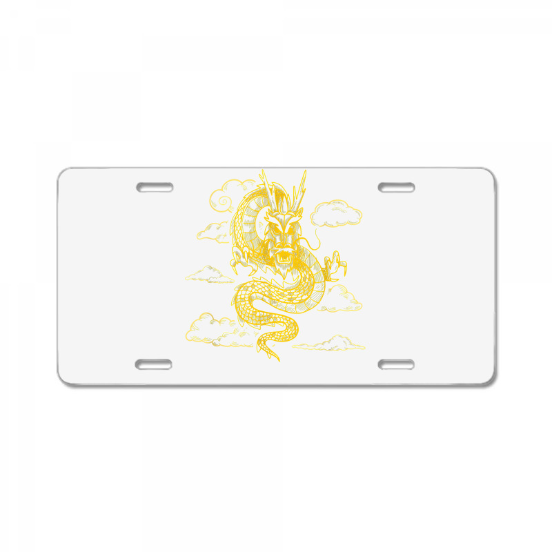 Chinese Dragon T Shirt License Plate | Artistshot