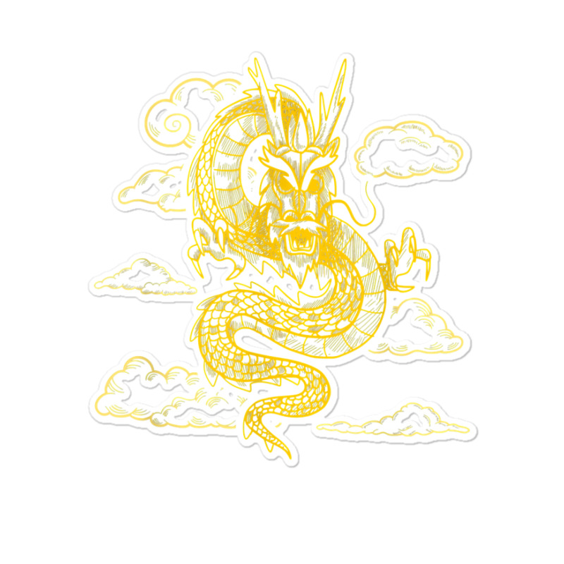 Chinese Dragon T Shirt Sticker | Artistshot