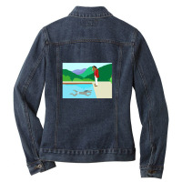 Minimal Horseman Ladies Denim Jacket | Artistshot