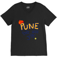 Pune Tithe Kay Une V-neck Tee | Artistshot