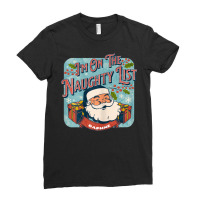 Daphne Christmas Naughty List Funny Santa Xmas Holiday Ladies Fitted T-shirt | Artistshot