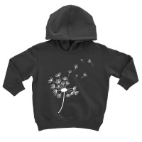 Dandelion Blowing Away In The Wind Into The Sky Art Toddler Hoodie | Artistshot