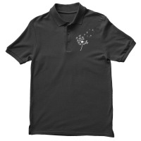 Dandelion Blowing Away In The Wind Into The Sky Art Men's Polo Shirt | Artistshot