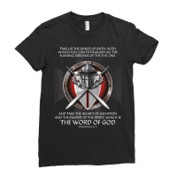 Armor Of God Shirts Men Women Kids Christian Bible Verse Ladies Fitted T-shirt | Artistshot