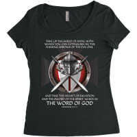 Armor Of God Shirts Men Women Kids Christian Bible Verse Women's Triblend Scoop T-shirt | Artistshot