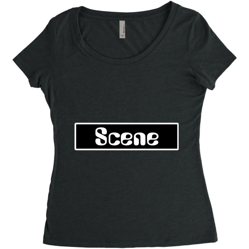 Scene Women's Triblend Scoop T-shirt by cm-arts | Artistshot