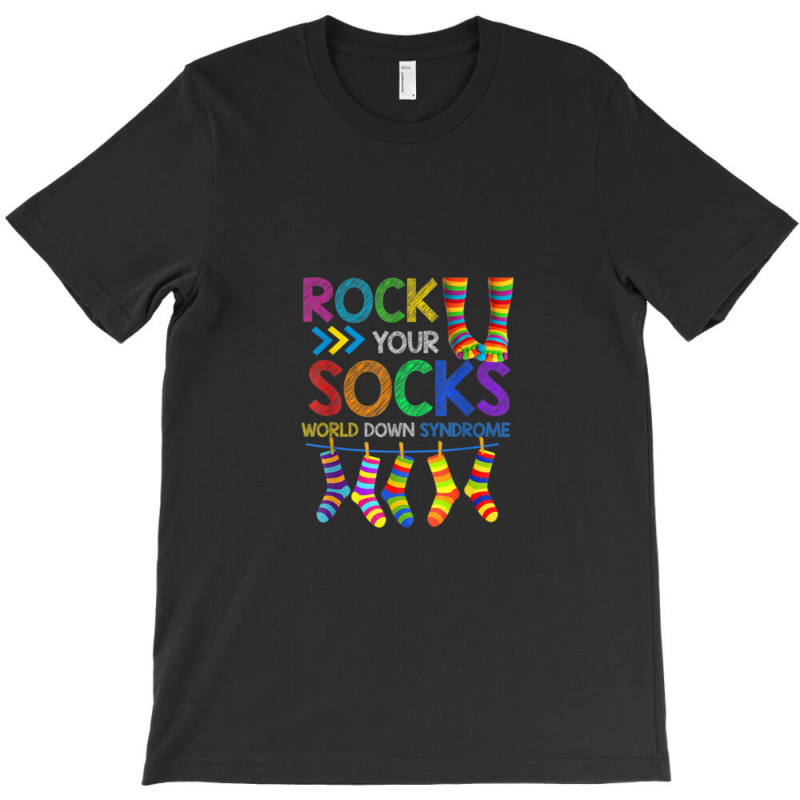 World Down Syndrome Day Rock Your Socks Awareness T-shirt | Artistshot