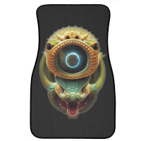 Serpentine Water A Monster Huge Eyes Halloween Mythical Front Car Mat | Artistshot