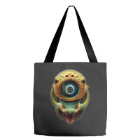 Serpentine Water A Monster Huge Eyes Halloween Mythical Tote Bags | Artistshot