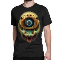 Serpentine Water A Monster Huge Eyes Halloween Mythical Classic T-shirt | Artistshot