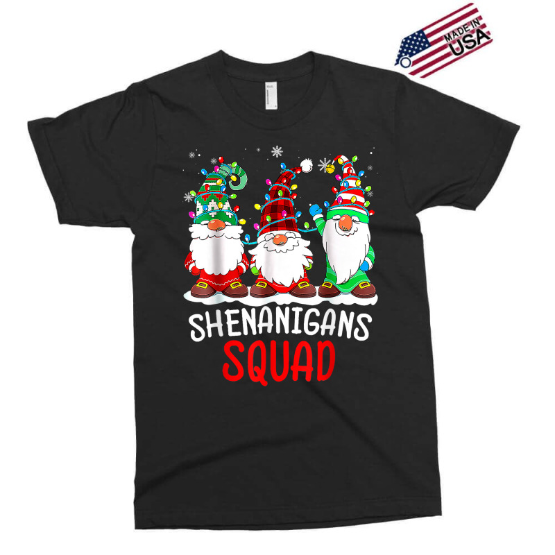 Shenanigans Squad Gnomes Lights Christmas Pajamas Matching T Shirt Exclusive T-shirt by cm-arts | Artistshot