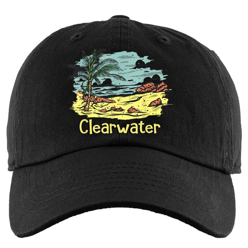 Clearwater Beach Sun Surf Sand Travel Kids Cap by Queens | Artistshot