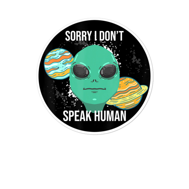 Alien Outer Space Et Extraterrestrial Galaxy Sticker | Artistshot