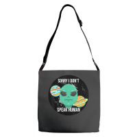 Alien Outer Space Et Extraterrestrial Galaxy Adjustable Strap Totes | Artistshot