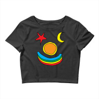 Stars And Moonstars, Moon, Sun And Rainbow Crop Top | Artistshot