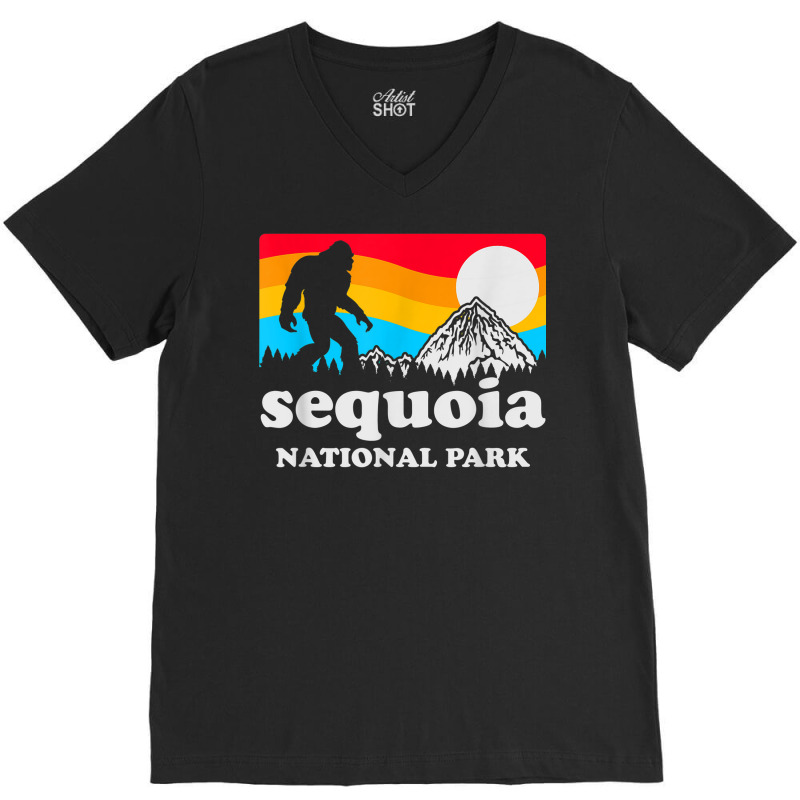 Sequoia National Park Love To Visit American National Parks V-Neck Tee by Uniform | Artistshot