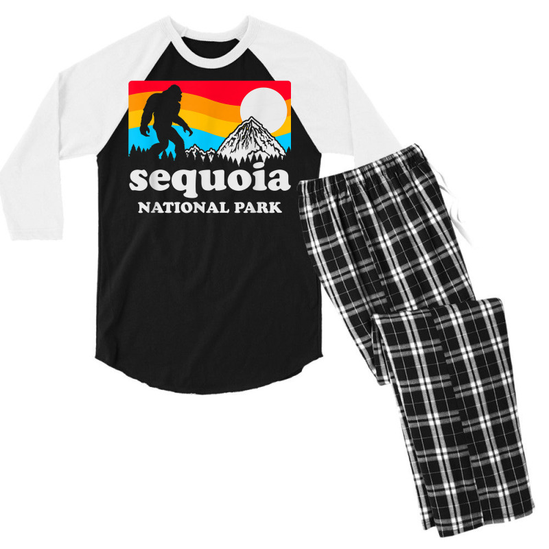 Sequoia National Park Love To Visit American National Parks Men's 3/4 Sleeve Pajama Set by Uniform | Artistshot