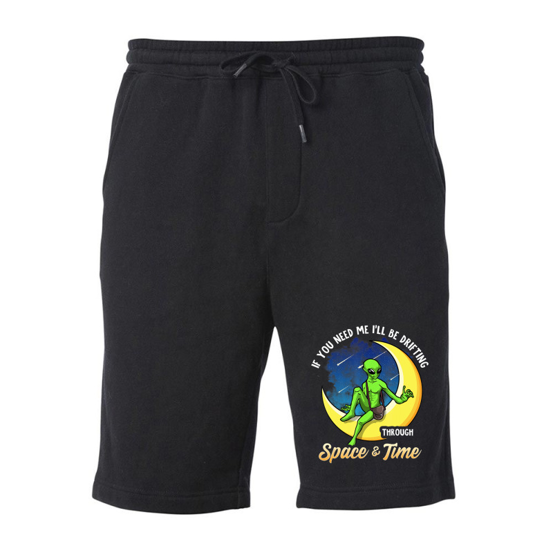 Alien Outer Space Time Travel Outerspace Ufo Aliens Fleece Short by doboc | Artistshot