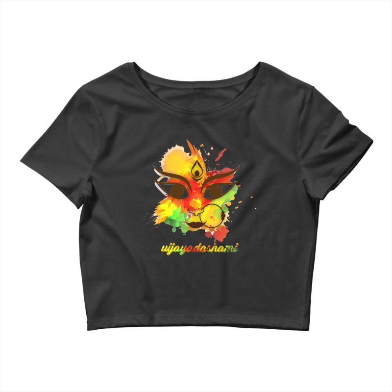 Vijayadashami Fanny Art Crop Top by cm-arts | Artistshot