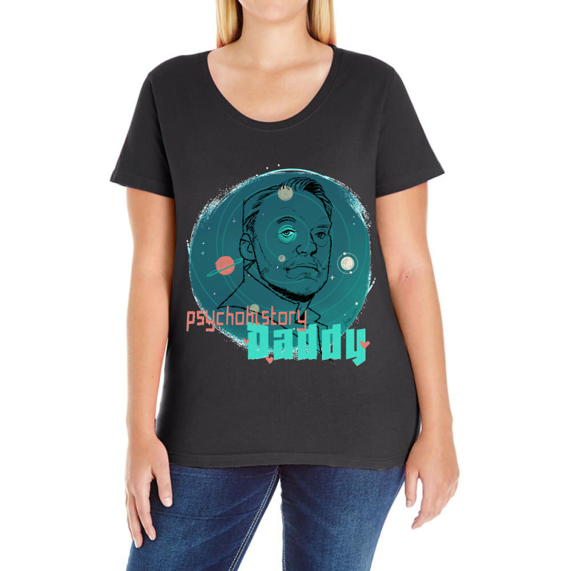 Psychohistorys Green Daddy Ladies Curvy T-Shirt by cm-arts | Artistshot