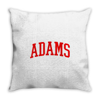 Adams Arch Vintage Retro University Style T Shirt Throw Pillow | Artistshot